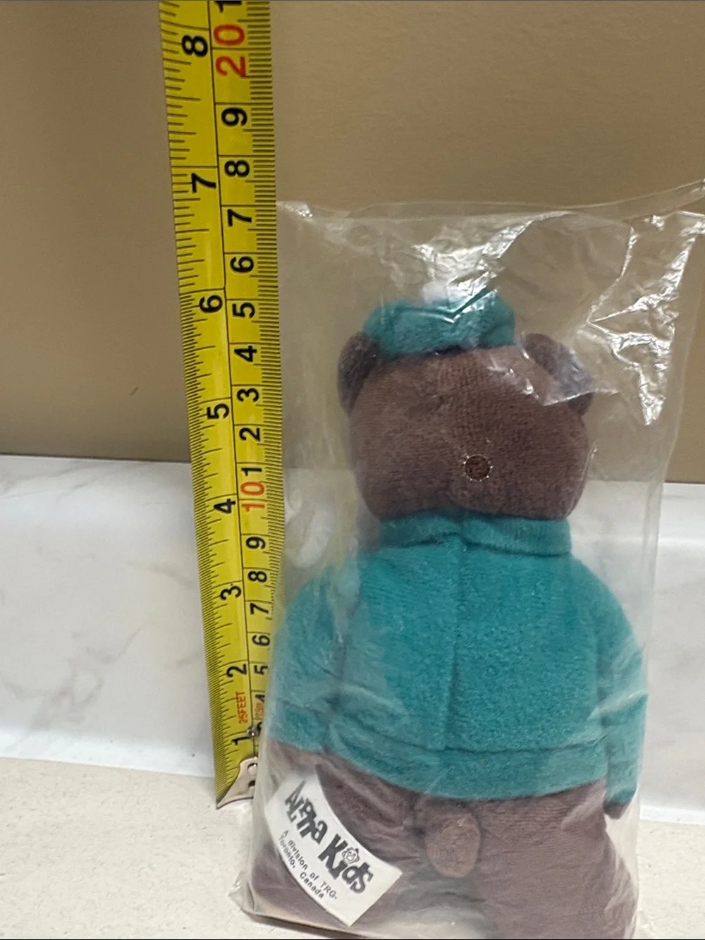 Bear Plush Toy - Teal Sweater
